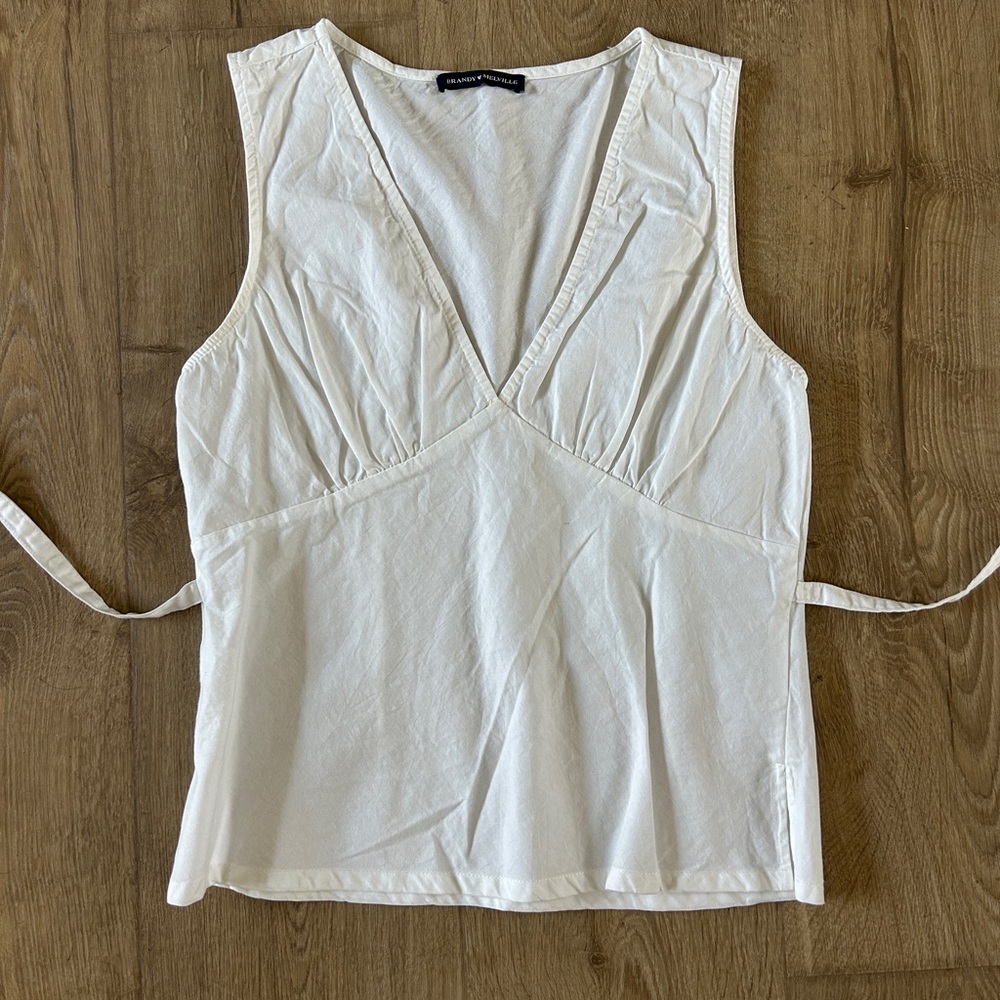NWOT Brandy Melville White Sleeveless Top